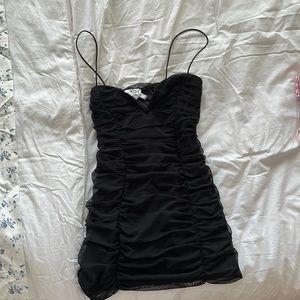 PRINCESS POLLY BLACK MINI DRESS